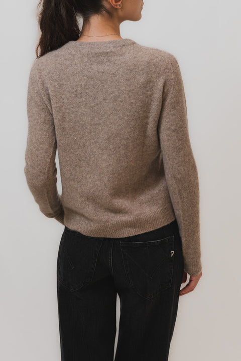 ROBERTO COLLINA MAGLIA GIROCOLLO CASHMERE SETA