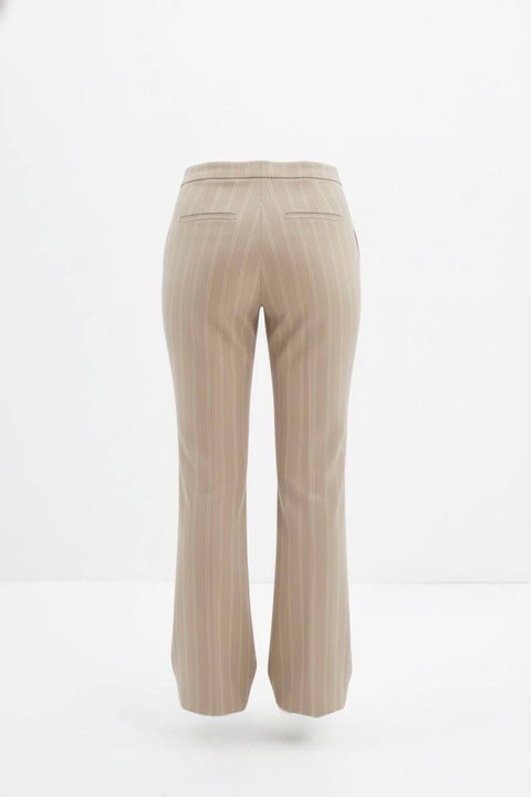 DONDUP LEXI PANTALONE VISCOSA GESSATO
