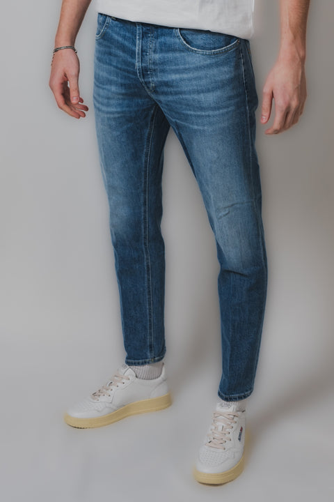 DONDUP DIAN JEANS REALIZZATO NEL TESSUTO DENIM STRETCH FONDO 17.5 cm.