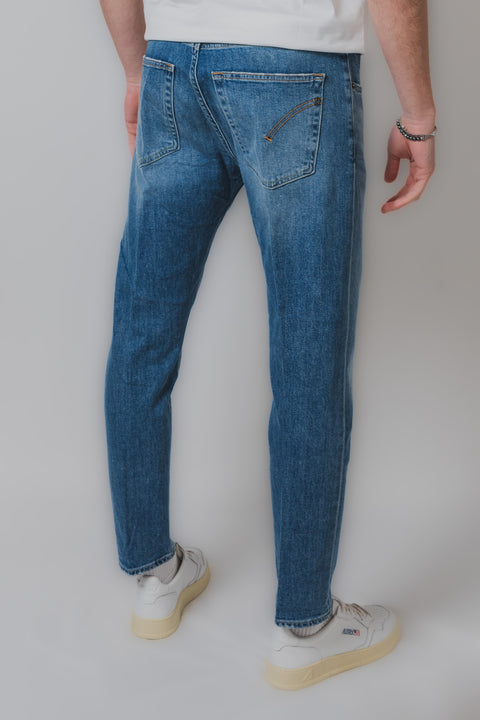 DONDUP DIAN JEANS REALIZZATO NEL TESSUTO DENIM STRETCH FONDO 17.5 cm.