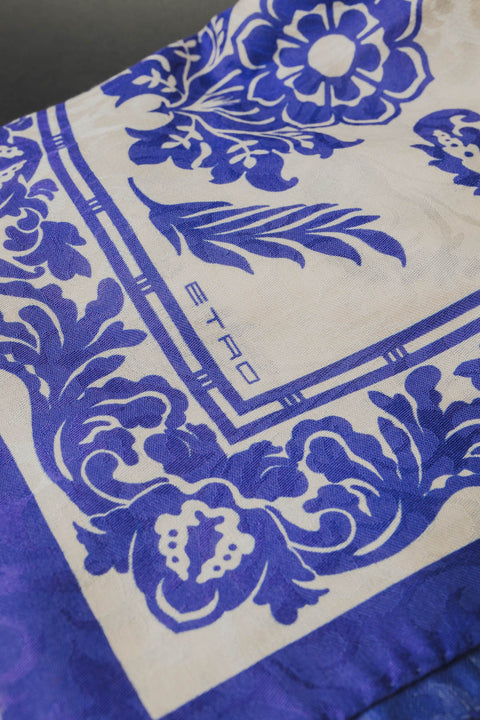 ETRO FOULARD 140X45 cm. REALIZZATO IN COTONE MODAL FANTASIA