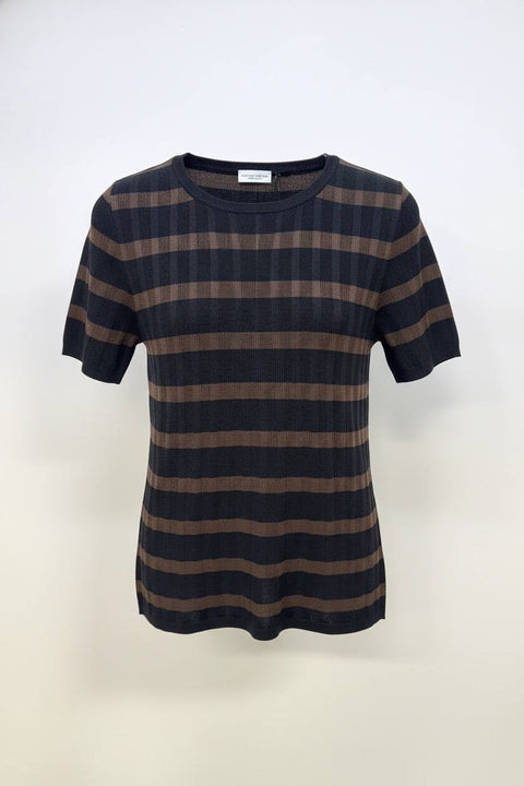 ROBERTO COLLINA MAGLIA VISCOSA RIGHE