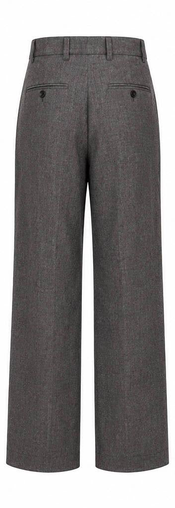 BRUNELLO CUCINELLI PANTALONE TELA DI LANA OVER 2 PINCES