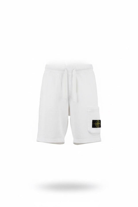STONE ISLAND BERMUDA DI FELPA CARGO LOGO