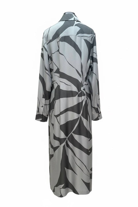 MAX MARA ROBINIA ABITO DRAPPEGGIO FANTASIA SETA