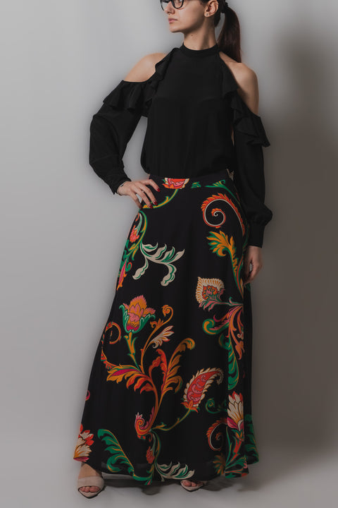 ETRO GONNA LUNGA FANTASIA REALIZZATA IN VISCOSA