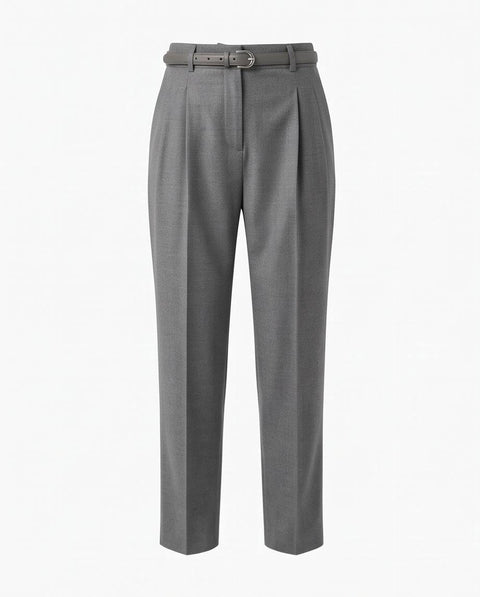 MAX MARA STUDIO LAGO PANTALONE 2 PINCES FLANELLA