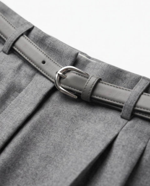 MAX MARA STUDIO LAGO PANTALONE 2 PINCES FLANELLA