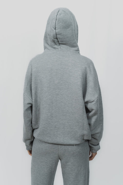 AUTRY FELPA ZIP E CAPPUCCIO OVER