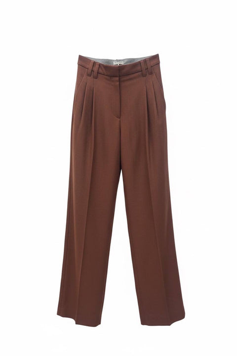BRUNELLO CUCINELLI PANTALONE LINO/VISCOSA 2 PINCES