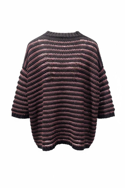 ROBERTO COLLINA MAGLIA COTONE RIGHE