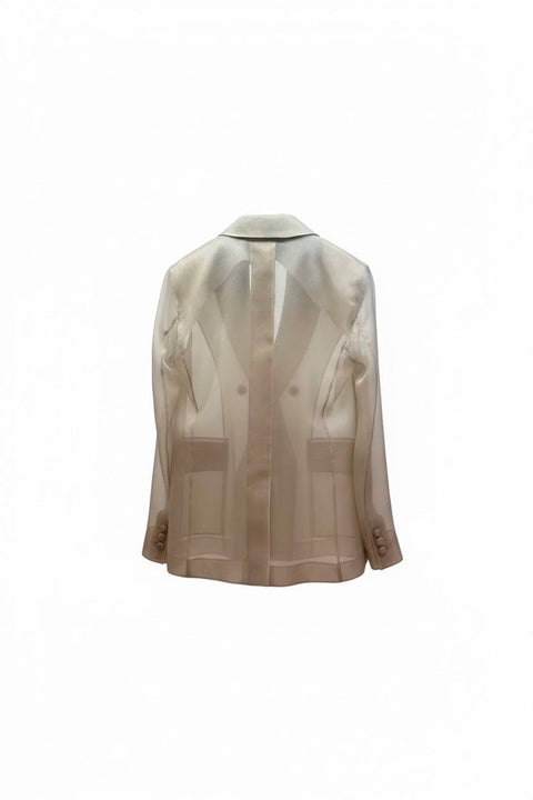 MAX MARA SLOGAN GIACCA DOPPIOPETTO ORGANZA