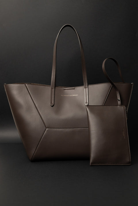 BRUNELLO CUCINELLI DUO BAG MEDIUM REALIZZATA IN PELLE