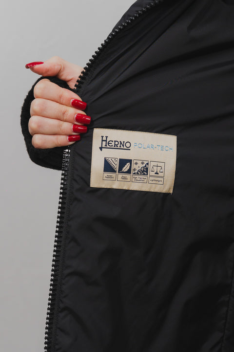 HERNO PIUMINO 3/4 POLARTECH NYLON CHAMONIX