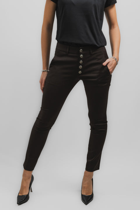 DONDUP PERFECT BOTTONI METALLO IN LANA