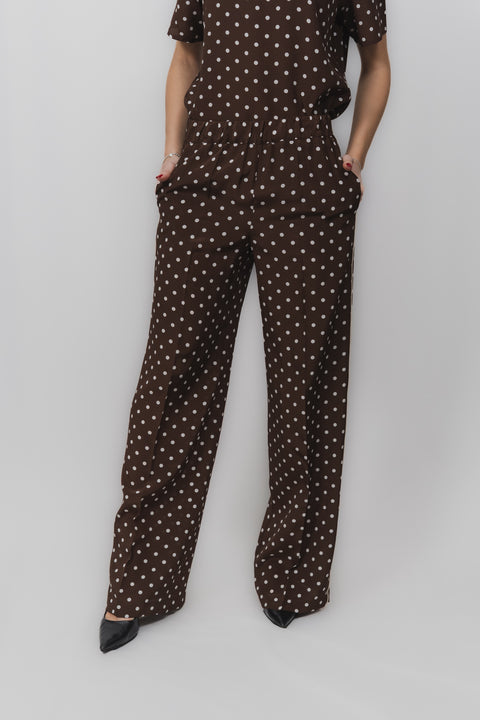 PAROSH PANTALONE PALAZZO SETA