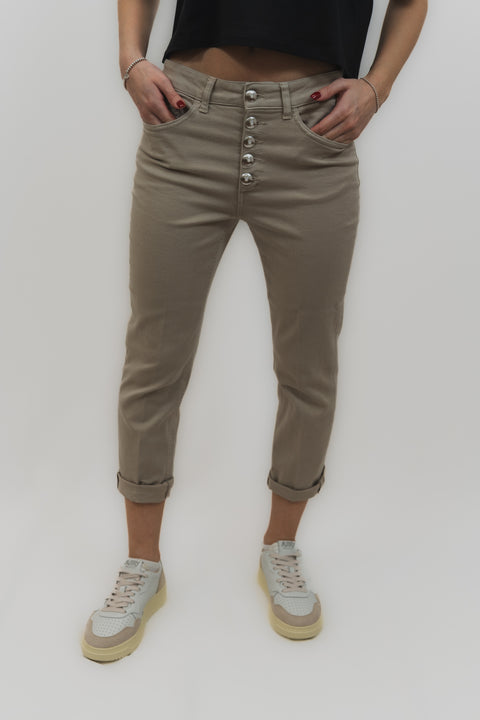 DONDUP KOONS BULL DENIM BOTTONI GIOIELLO