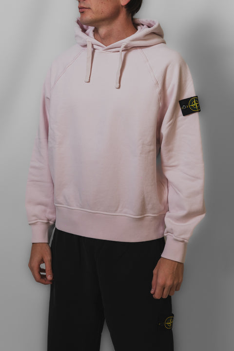 STONE ISLAND FELPA OVER CAPPUCCIO LOGO SPALLA