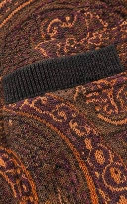 ETRO CARDIGAN OVER LANA LUREX JACQUARD