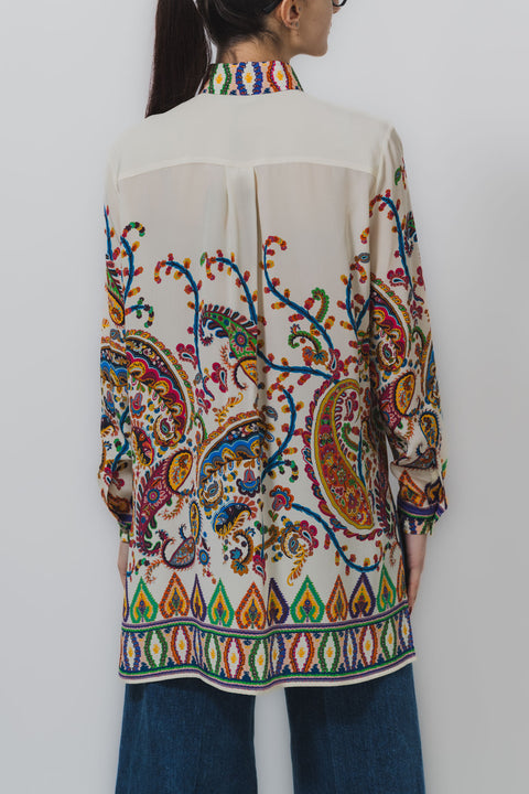 ETRO CAMICIA OVER SETA FANTASIA PESLEY