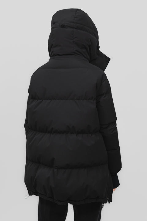 HERNO PIUMINO TREQUARTI NYLON SPACCHI