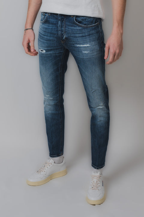 DONDUP DIAN JEANS REALIZZATO NEL TESSUTO DENIM STRETCH FONDO 17.5 cm.