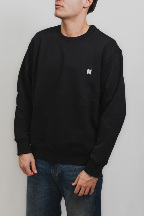 MSGM FELPA GIROCOLLO LOGO