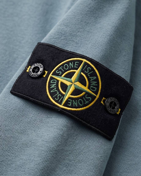 STONE ISLAND FELPA OVER ZIP COLLO
