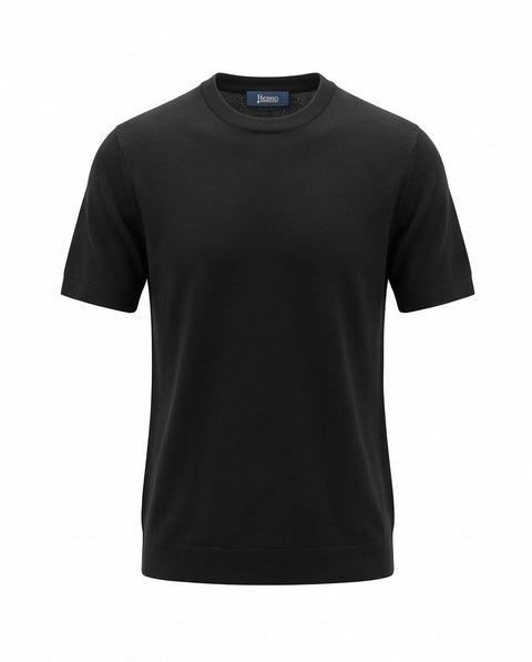 HERNO T-SHIRT COTONE E CASHMERE