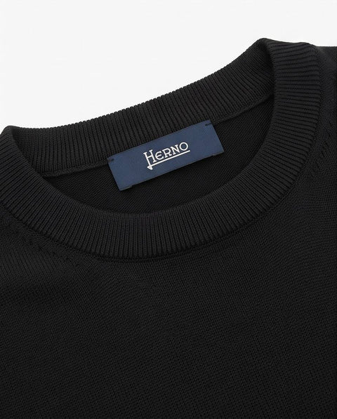 HERNO T-SHIRT COTONE E CASHMERE