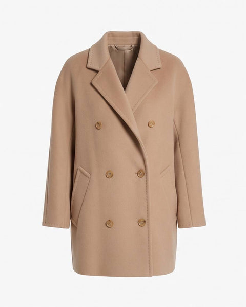 MAX MARA REBUS GIACCONE DOPPIOPETTO LANA E CASHMERE