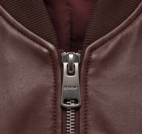 DONDUP BOMBER PELLE ZIP
