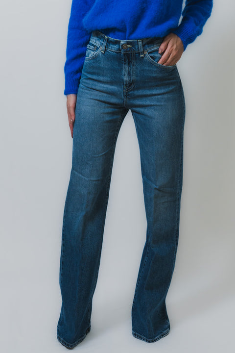 DONDUP AMBER DENIM PALAZZO