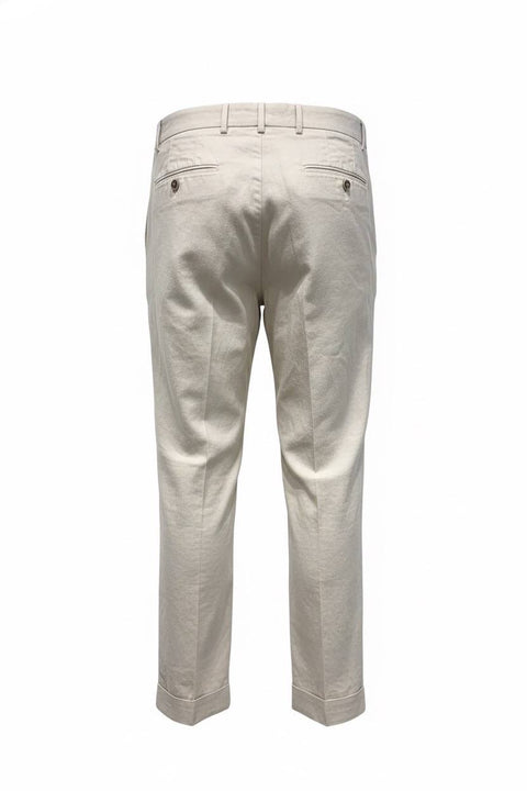PT TORINO CARROT 2 PINCES PANTALONE LINO E COTONE