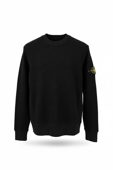 STONE ISLAND FELPA OVER LOGO BRACCIO