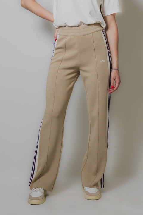 AUTRY PANTALONE JOGGING COTONE JERSEY BALDA LOGO SU GAMBA
