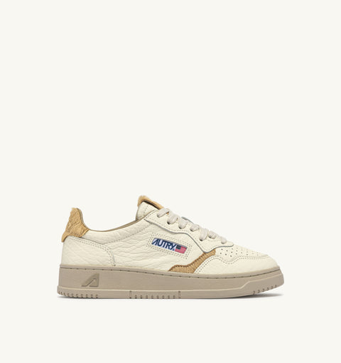 AUTRY SNEAKER PELLE ELEFANTE E CAVALLINO TAB LOGO