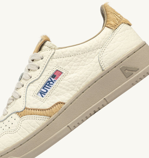 AUTRY SNEAKER PELLE ELEFANTE E CAVALLINO TAB LOGO