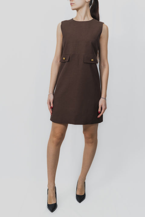 PAROSH ABITO CORTO MISTO LINO