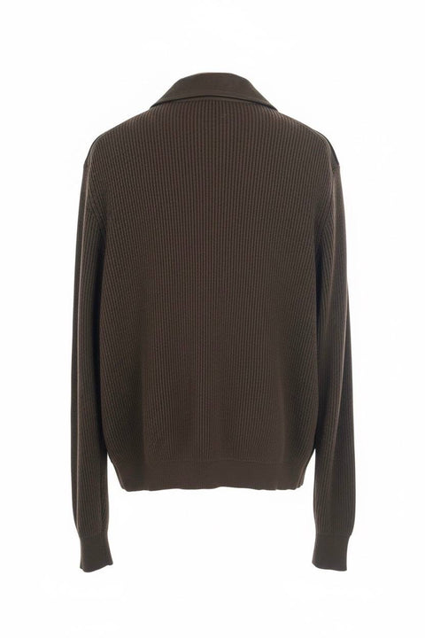 BRUNELLO CUCINELLI BOMBER SUEDE E MAGLIA