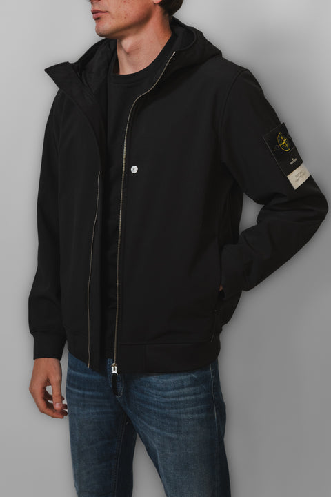 STONE ISLAND JACKET CAPPUCCIO SOFT SHELL FONDO CON MOLLA