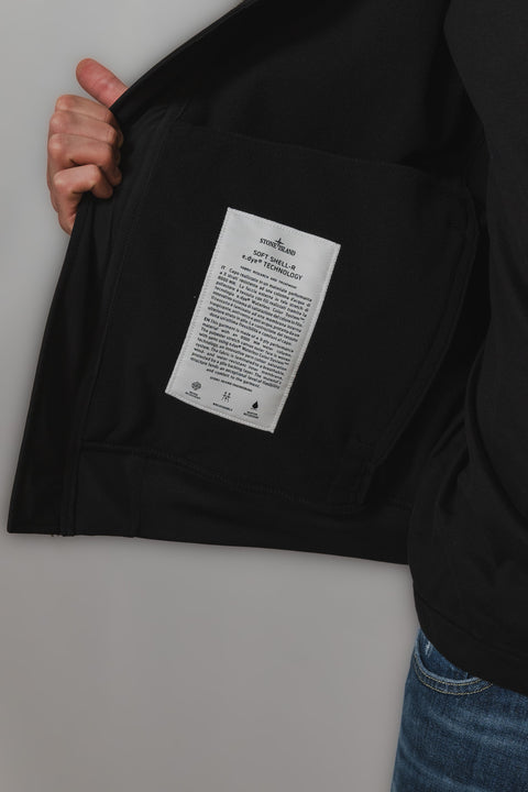 STONE ISLAND JACKET CAPPUCCIO SOFT SHELL FONDO CON MOLLA