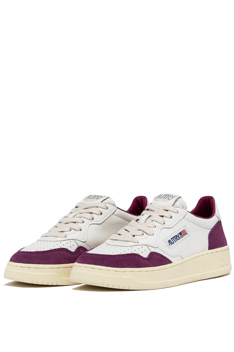 AUTRY SNEAKER BICOLOR PELLE E SUEDE TAB LOGO