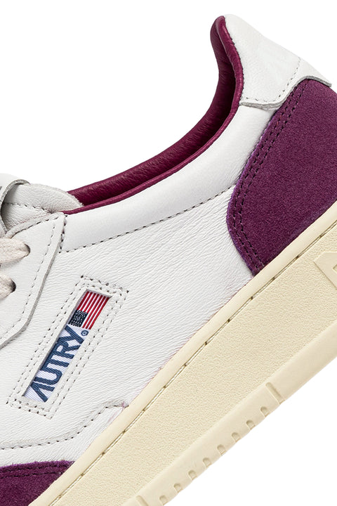 AUTRY SNEAKER BICOLOR PELLE E SUEDE TAB LOGO