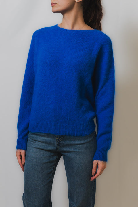 ROBERTO COLLINA MAGLIA GIROCOLLO ANGORA