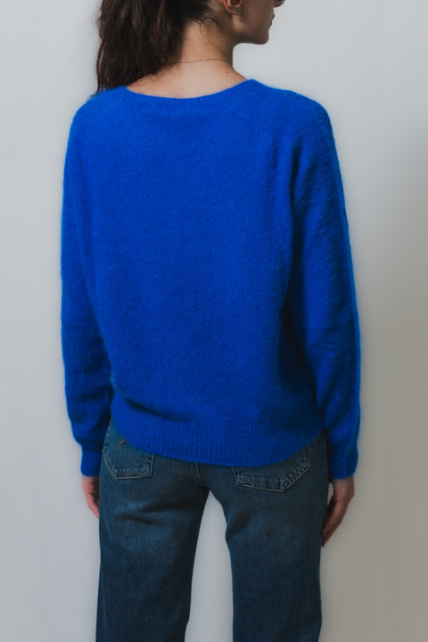 ROBERTO COLLINA MAGLIA GIROCOLLO ANGORA