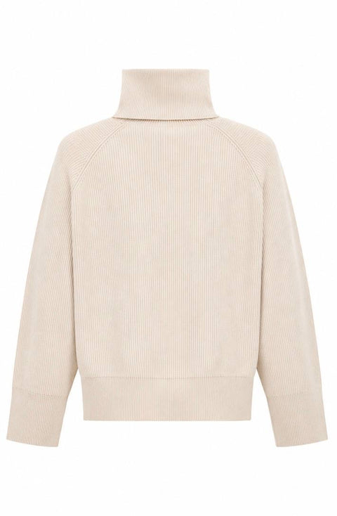 BRUNELLO CUCINELLI MAGLIA COLLO ALTO LANA CASHMERE SETA