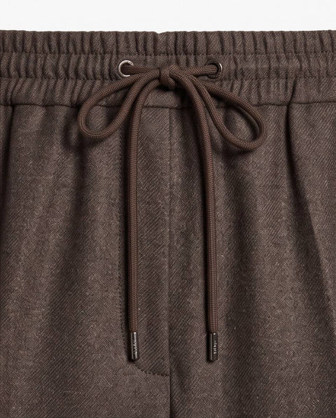 MAX MARA PANTONE PANTALONE LANA OVER CULISSE