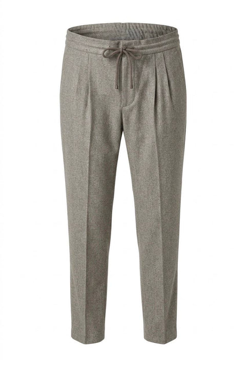 BRUNELLO CUCINELLI PANTALONE CULISSE 2 PINCES FLANELLA