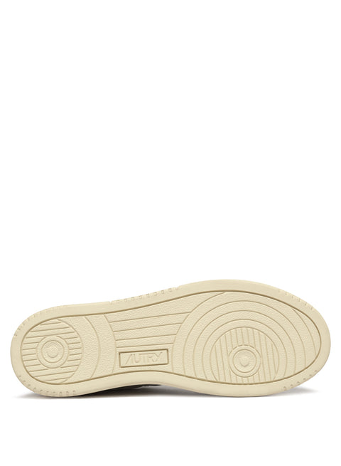 AUTRY SNEAKER PELLE E SUEDE SCRITTA FONDO